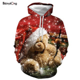 2019 New Christmas 3D Hoodies Men/Women Autumn Winter 3D Printed Hoodie Sweatshirt man Fashion Pullover Velvet Sweatshirts Men