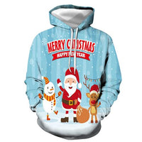 2019 New Christmas 3D Hoodies Men/Women Autumn Winter 3D Printed Hoodie Sweatshirt man Fashion Pullover Velvet Sweatshirts Men