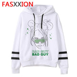 Billie Eilish Hoodies men/women funny hip hop fashion kawaii Sweatshirt Graphic harajuku 90s Tumblr hooded streetwear male