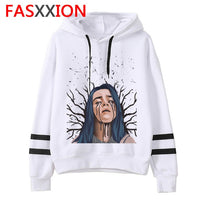 Billie Eilish Hoodies men/women funny hip hop fashion kawaii Sweatshirt Graphic harajuku 90s Tumblr hooded streetwear male