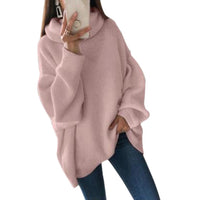 2019 New Women Casual Sweater Loose Turtleneck Sweater Women Knitwear Long Sleeve Female Autumn Pull Jumpers