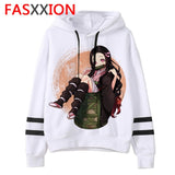 Demon Slayer cartoon men/women Hoodies Anime Unisex harajuku aesthetic 90s Sweatshirt ulzzang Graphic Casual male hood