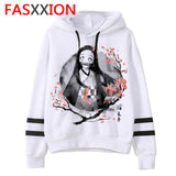 Demon Slayer cartoon men/women Hoodies Anime Unisex harajuku aesthetic 90s Sweatshirt ulzzang Graphic Casual male hood