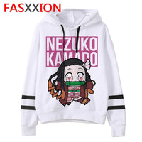 Demon Slayer cartoon men/women Hoodies Anime Unisex harajuku aesthetic 90s Sweatshirt ulzzang Graphic Casual male hood