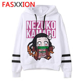 Demon Slayer cartoon men/women Hoodies Anime Unisex harajuku aesthetic 90s Sweatshirt ulzzang Graphic Casual male hood