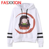 Demon Slayer cartoon men/women Hoodies Anime Unisex harajuku aesthetic 90s Sweatshirt ulzzang Graphic Casual male hood