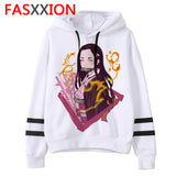 Demon Slayer cartoon men/women Hoodies Anime Unisex harajuku aesthetic 90s Sweatshirt ulzzang Graphic Casual male hood