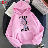 Rick and Morty Funny Cartoon Warm Hoodie Men/women Ricky N Morty Fashion 90s Graphic Sweatshirt Unisex Hip Hop Hoody Male/female