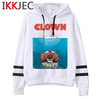 It Clowns Funny Cartoon Hoodies Men/women Pennywise Loser Horror Movie Sweatshirts Casual Hip Hop Streetwear Hoody Male/female