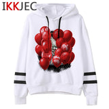 It Clowns Funny Cartoon Hoodies Men/women Pennywise Loser Horror Movie Sweatshirts Casual Hip Hop Streetwear Hoody Male/female