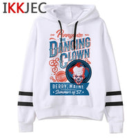 It Clowns Funny Cartoon Hoodies Men/women Pennywise Loser Horror Movie Sweatshirts Casual Hip Hop Streetwear Hoody Male/female