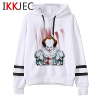 It Clowns Funny Cartoon Hoodies Men/women Pennywise Loser Horror Movie Sweatshirts Casual Hip Hop Streetwear Hoody Male/female