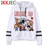 It Clowns Funny Cartoon Hoodies Men/women Pennywise Loser Horror Movie Sweatshirts Casual Hip Hop Streetwear Hoody Male/female