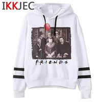 It Clowns Funny Cartoon Hoodies Men/women Pennywise Loser Horror Movie Sweatshirts Casual Hip Hop Streetwear Hoody Male/female