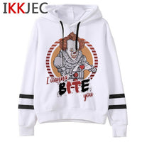 It Clowns Funny Cartoon Hoodies Men/women Pennywise Loser Horror Movie Sweatshirts Casual Hip Hop Streetwear Hoody Male/female