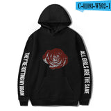 Hot singer juice wrld Hoodies in boys/girls long sleeve autumn warm Cotton Sweatshirts hip hop loose fashion high quality hoodie