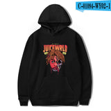 Hot singer juice wrld Hoodies in boys/girls long sleeve autumn warm Cotton Sweatshirts hip hop loose fashion high quality hoodie