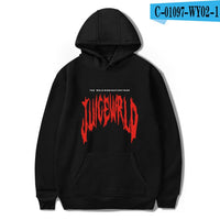 Hot singer juice wrld Hoodies in boys/girls long sleeve autumn warm Cotton Sweatshirts hip hop loose fashion high quality hoodie