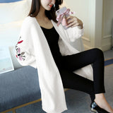 Women Long Sweater Cardigan Fashion Autumn Winter Long Sleeve Loose Thick Knitted Long Cardigan Women Sweaters Coats Pull Femme